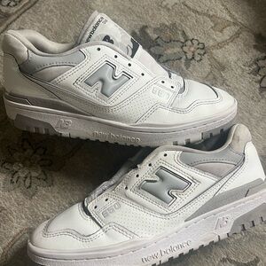 New Balance 550 White and Gray